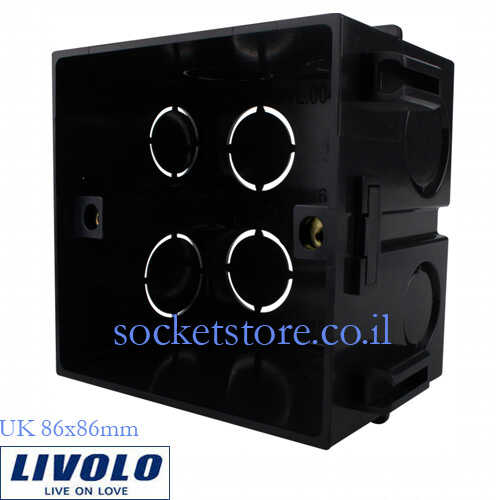 תיבת התקנה מרובעת LIVOLO MH02 86x86mm